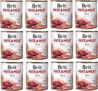 BRIT Paté & Meat Hovädzie 12x 800g