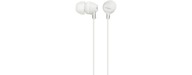 Slúchadlá handsfree mikrofón MDR-EX15AP White