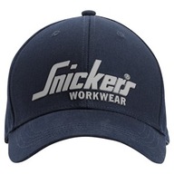 9041 Logo SNICKERS baseballová čiapka, NAVY BLACK