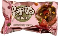 Sušienky s jahodovou náplňou s dražé Papita DONUT 24 ks x 40 g