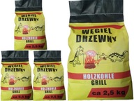 Drevené uhlie na gril 2,5 kg BALENIE