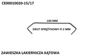 Maľovacie prívesky S CE00010020-15/17 500 ks.