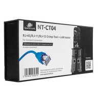 RJ45/RJ12/RJ11 LAN tester NT-CT04 krimp