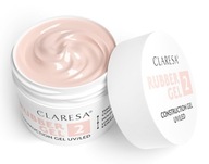 Claresa RUBBER GEL 2 Gél na predlžovanie nechtov builder 12G