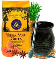 Yerba Mate BIG Roches Set 350ml Bombilla Tekvica