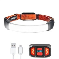 HLAVNÁ LAMPA LED HLAVOVÁ LAMPA COB USB-C BAND WIDE LIGHT