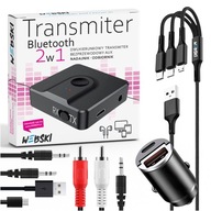 BLUETOOTH VYSIELAČ DO AUTO USB NABÍJAČKA