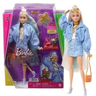 Bábika Barbie Extra Blue Jacket + zvieratko