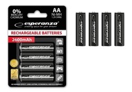 BATÉRIE AA R6 BATÉRIE 4 x 2600mAh 1,2V Ni-MH