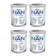 NESTLE NAN OPTIPRO PLUS 3 HM-O Set 4x 800 g