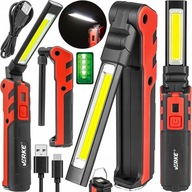 VERKE V87552 COB PRACOVNÁ LAMPA 360 lm + 140 lm, 2000 mAh