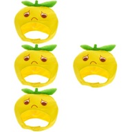 Halloweenske ozdoby Hawaiian Lemon Hat 4 ks