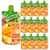 Tymbark Mousse jablko mango banánové lupienky 100g 12 ks