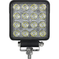 LED pracovná lampa štvorcová 25W 3040 lm 10/30V