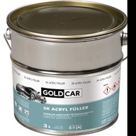 Akrylový základný náter GOLDCAR 2K 5:1 čierny 3L Set