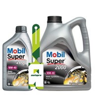 MOBIL SUPER 2000 X1 OLEJ 10W40 10W-40 5L + ZADARMO