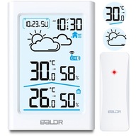 METEOROLOGICKÁ STANICA S DISPLEJOM BD-911 BIELY