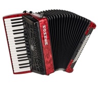 HOHNER BRAVO III 80 RED AKORDEON + OBAL