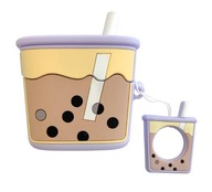 Púzdro na AIRPODS BUBBLE TEA FIALOVÉ