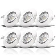 6x VSTUPNÉ OKO - LED 5W - BIELA ​​- ZÁP