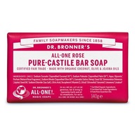 Barové mydlo Dr Bronner's rose 140g dávkovač