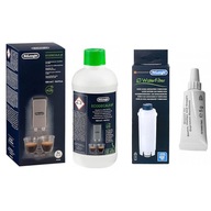 Delonghi EcoDecalk DLSC500 odstraňovač vodného kameňa 500 ml + DLSC002 filter + Grease 5g