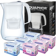 Veľká filtračná kanvica Aquaphor Onyx + 6 filtračných vložiek Maxfor+/Mg+