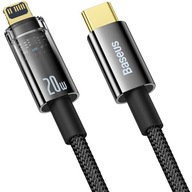 Kábel USB-C na Lightning, 2m kábel 20W, Baseus