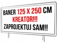 Reklamný banner 250x125cm - Navrhnite si svoj sprievodca