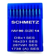 SCHMETZ ihly DBx1 16x231 hrúbka 90 SES guličkové ložisko