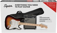 Gitara Fender Squier + zosilňovač KOMPLETNÁ SADA