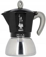 Kávovar BIALETTI Moka Induction 6tz 300ml ČIERNA