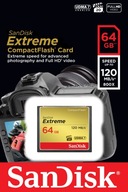 Karta SanDisk Compact Flash Extreme 64 GB 120 MB/s