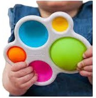 Senzorická hračka s farebnými bublinami