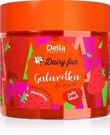 Delia Dairy Fun telové želé - Jahodové pole 350g