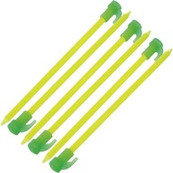 Slede Fluorescenčné stanové kolíky 20 cm Highlander Outdoor - 6 ks.