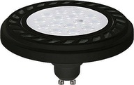 ES111 LED LENS žiarovka 9W 3000K čierna