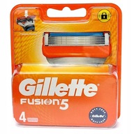 Gillette Fusion 5 Nože Náhradné čepele 4 kusy