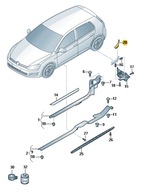 OCHRANNÁ FÓLIA PRAVÁ-ZADNÁ VW GOLF VII OE 5G3821714A