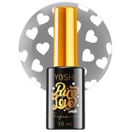 Yoshi Top Pure Love UV/LED Hybrid 10 ml - White Hearts