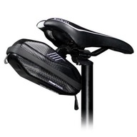 Sedlová taška WILDMAN XS E7S, držiak na bicykel, čierna/čierna