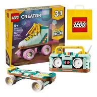 LEGO Creator 3v1 - Retro kolieskové korčule, skateboard alebo Boombox (31148)