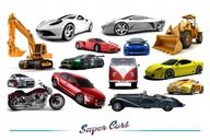 Nálepky na stenu Cars - Super Cars 8