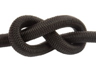 20m ELASTICKÉ LANO, gumené, 8mm BLACK LANO