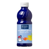 Lesklá akrylová farba - Brilliant Blue, 500 ml