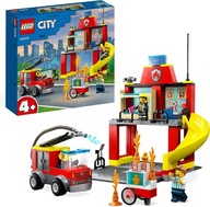 LEGO City Hasičská stanica a hasičské auto, vzdelávacie hračky pre deti