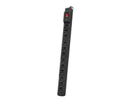 POWER STRIP RACK 19' MULTI M12 5M 12X 230V PL VERTIKÁLNA INŠTALÁCIA ČIERNA