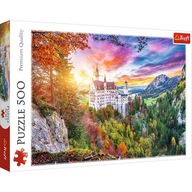 Puzzle 500 Pohľad na zámok Neuschwanstein 37427