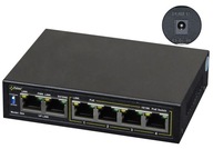 PoE switch Pulsar 4 IP kamery Pulsar S64WP IP monitoring, bez napájania