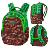 COOLPACK SCHOOL BACKPACK SCHOOL BACKGROUND CLASS 1-3 pre fanúšika Minecraftu